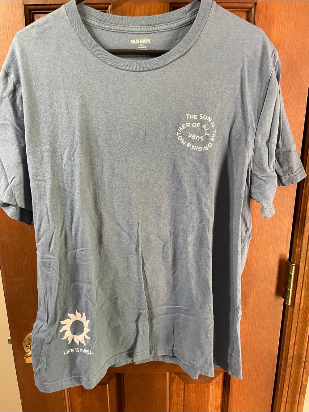 Old Navy Light Blue Soft-Washed Tee